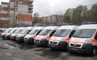 Хмельницкая область получила новые машины скорой помощи